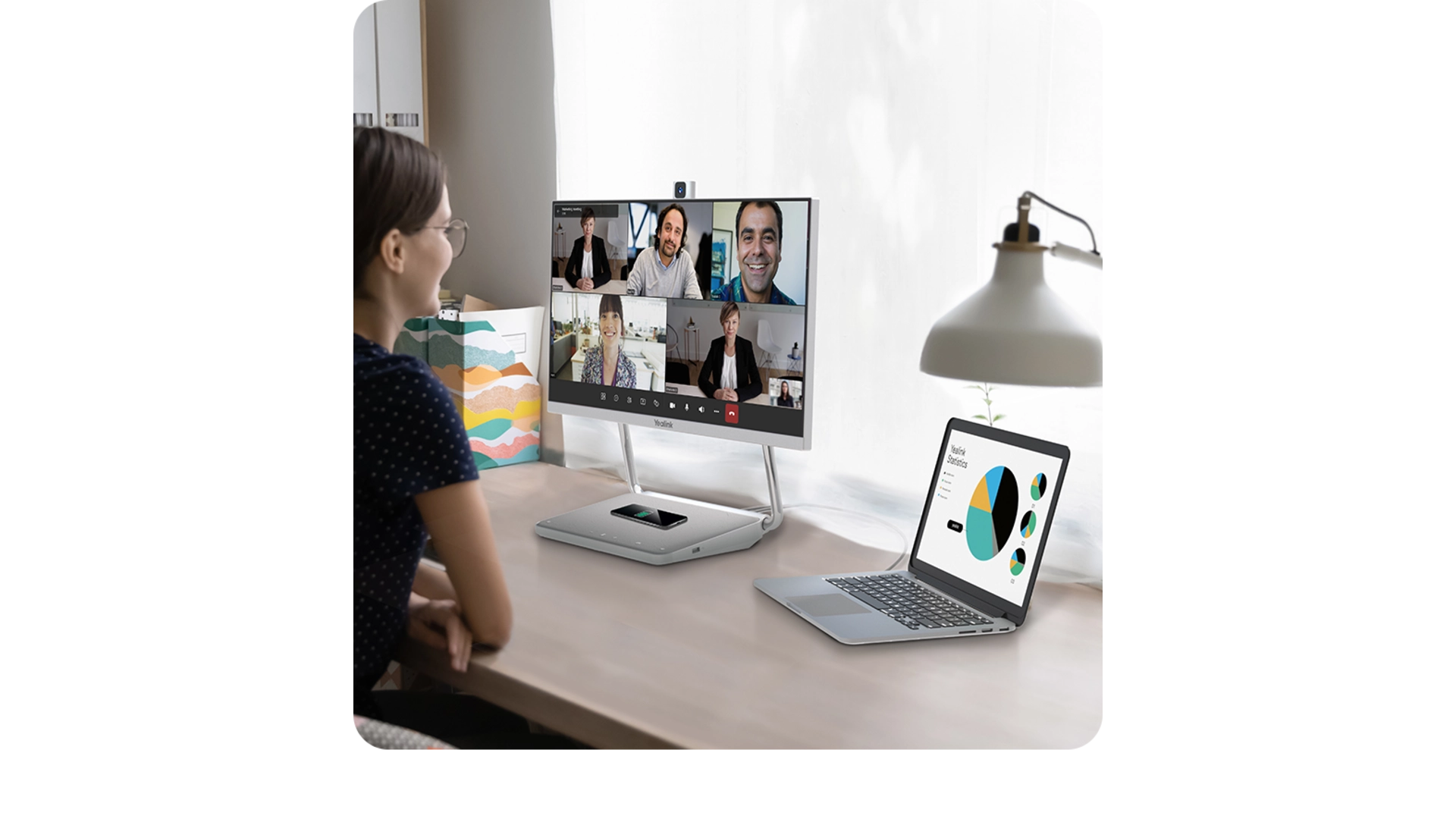 Yealink A24 - Solution tout en 1 pour la visio TEAMS, petite salle, 4 participants, Full HD