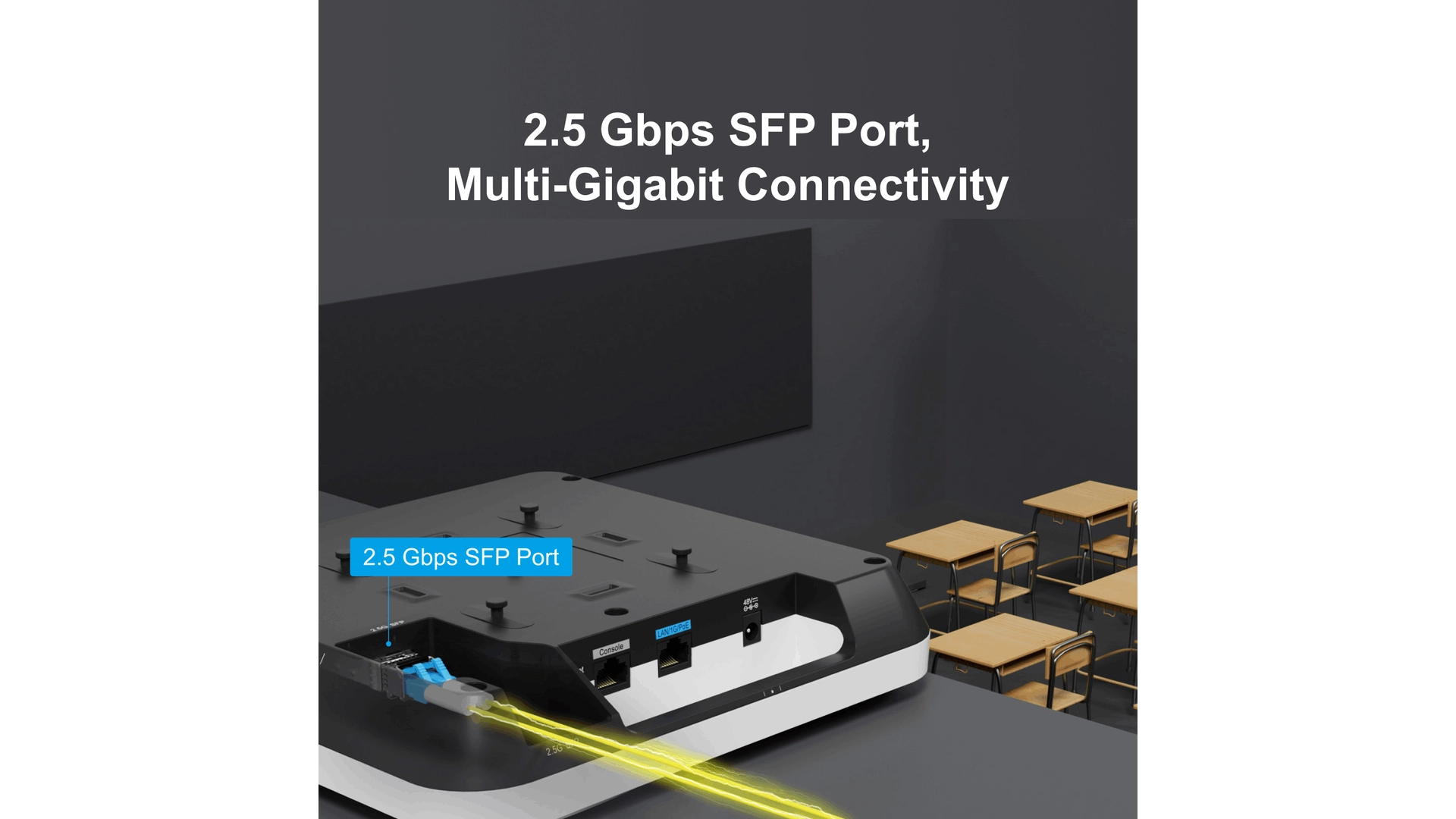 Reyee AP820-L(V3) - Point d'accès WiFi 6 dual-band intérieur Reyee Cloud