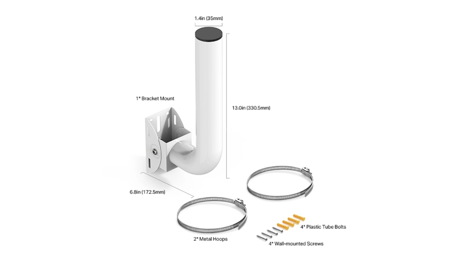 TP-Link APM-200 - Kit de montage poteau/mur pour point d'accès WiFi extérieur
