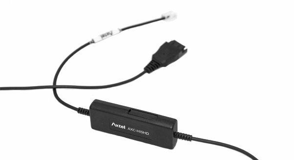 Axtel HISHD - Cordon amplifié QD/RJ9 110cm - AXC-HISHD