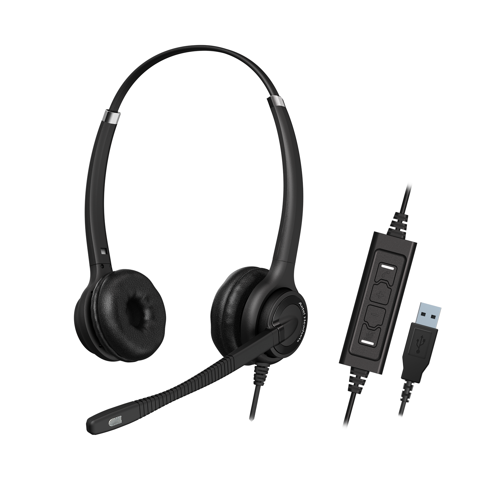 Axtel Elite HDvoice UC - Casque stéréo USB-A antibruit - AXH-EHDUCD