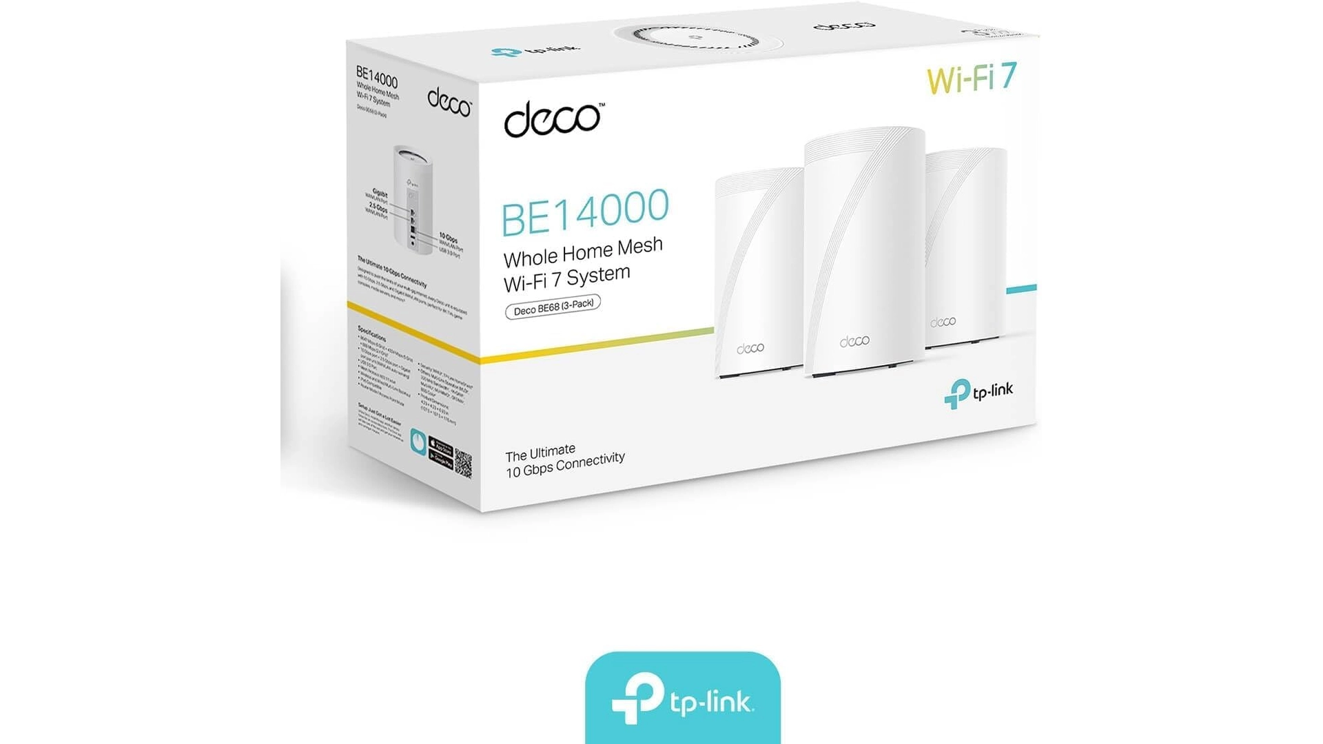 TP-Link BE68-3 - Système WiFi 7 BE14000 tri-bande mesh très haut débit