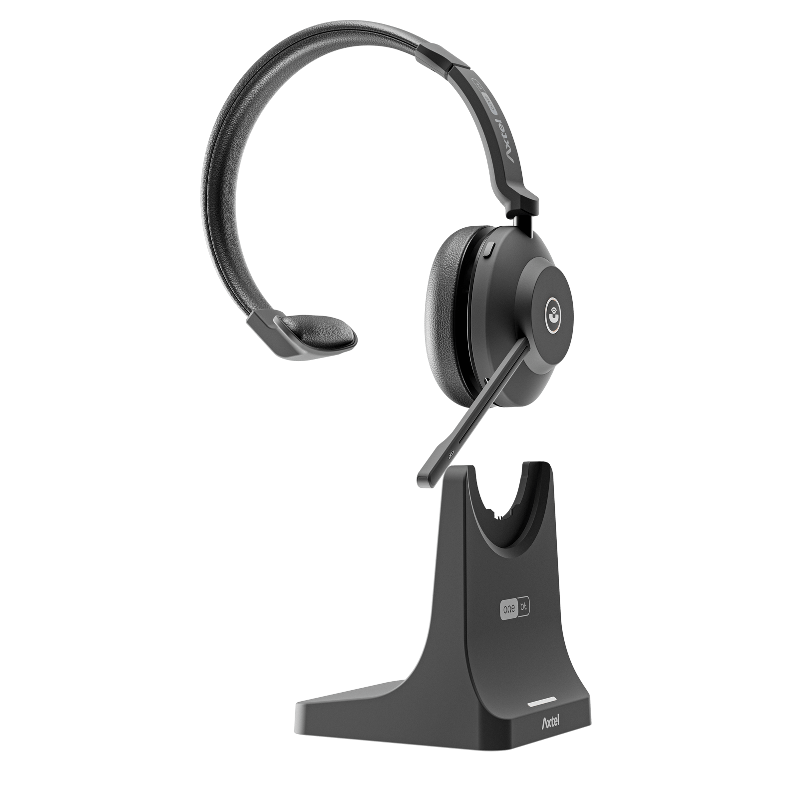 Axtel ONE BT - Casque mono Bluetooth avec base de charge - AXH-ONEBTM-CB