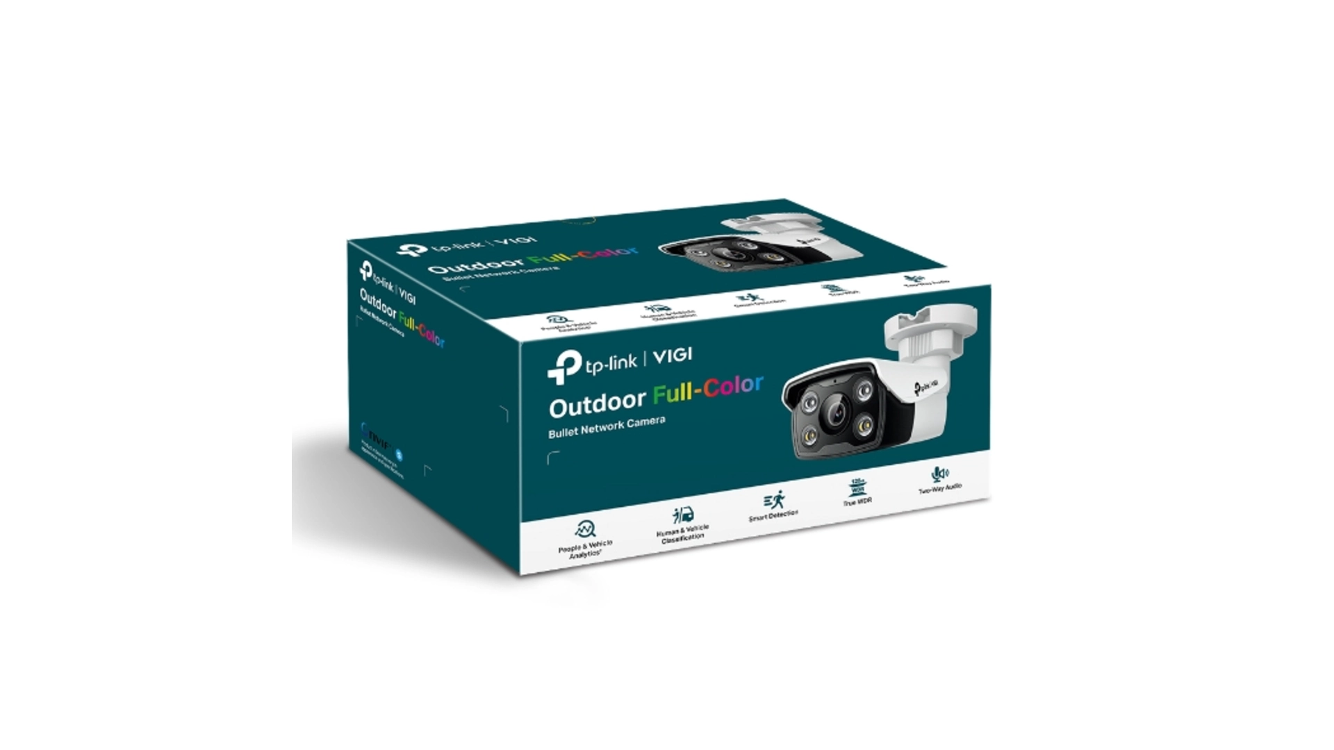 TP-Link C350 - Caméra Bullet 5MP Full Color IR Blanc Smart Detection