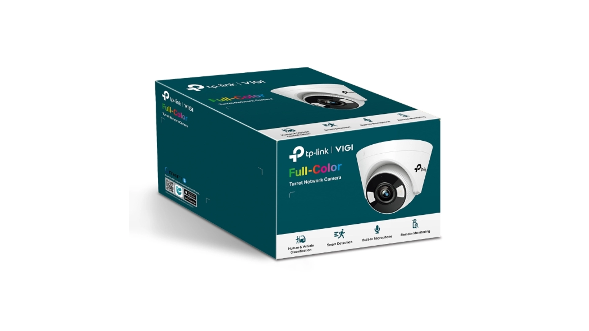 TP-Link C450-4MM - Caméra Turret 5MP Full Color IR+Blanc extérieure