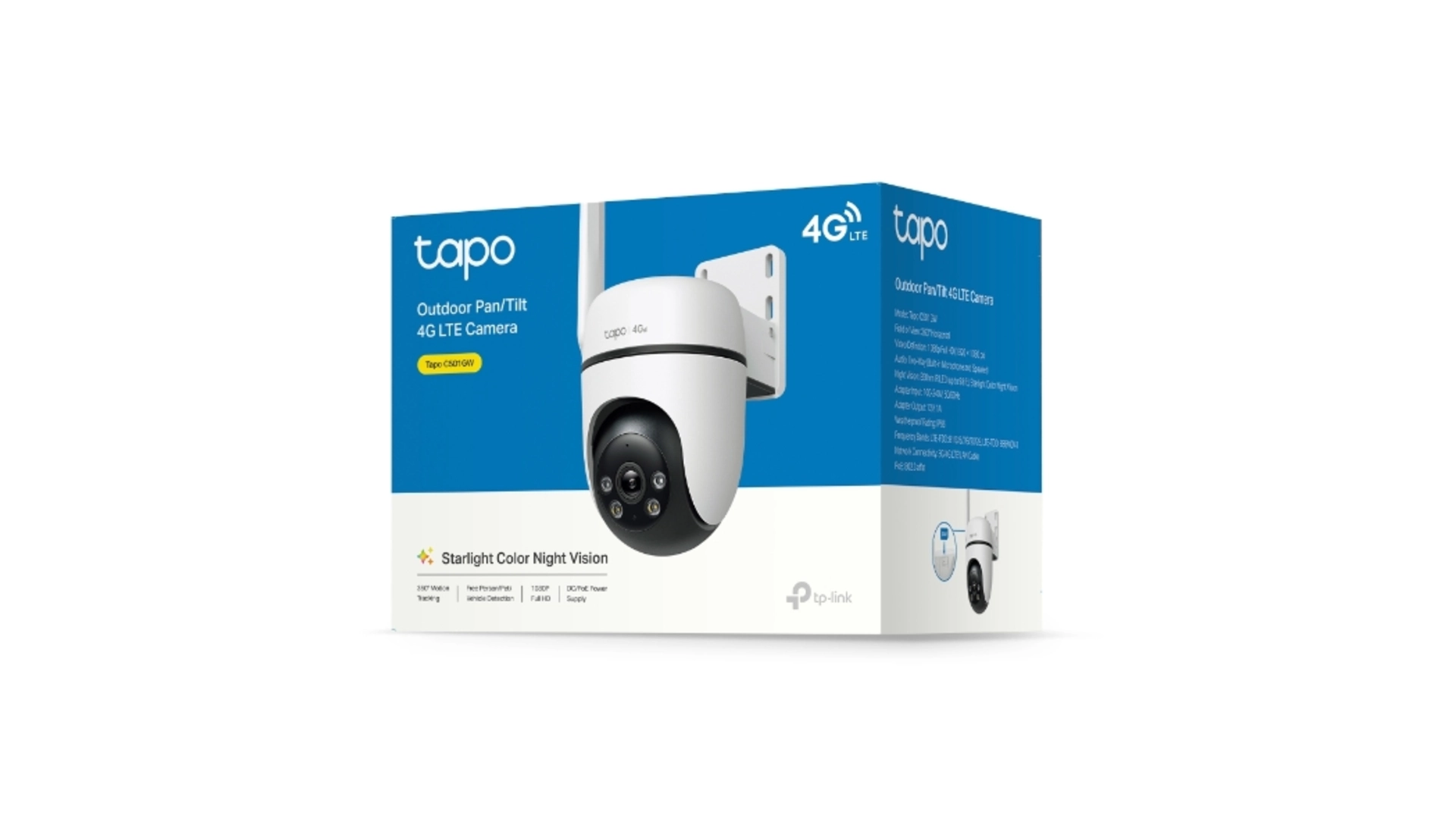 TP-Link C501GW - Caméra Pan/Tilt 2MP 4G extérieure IP66 PoE IA