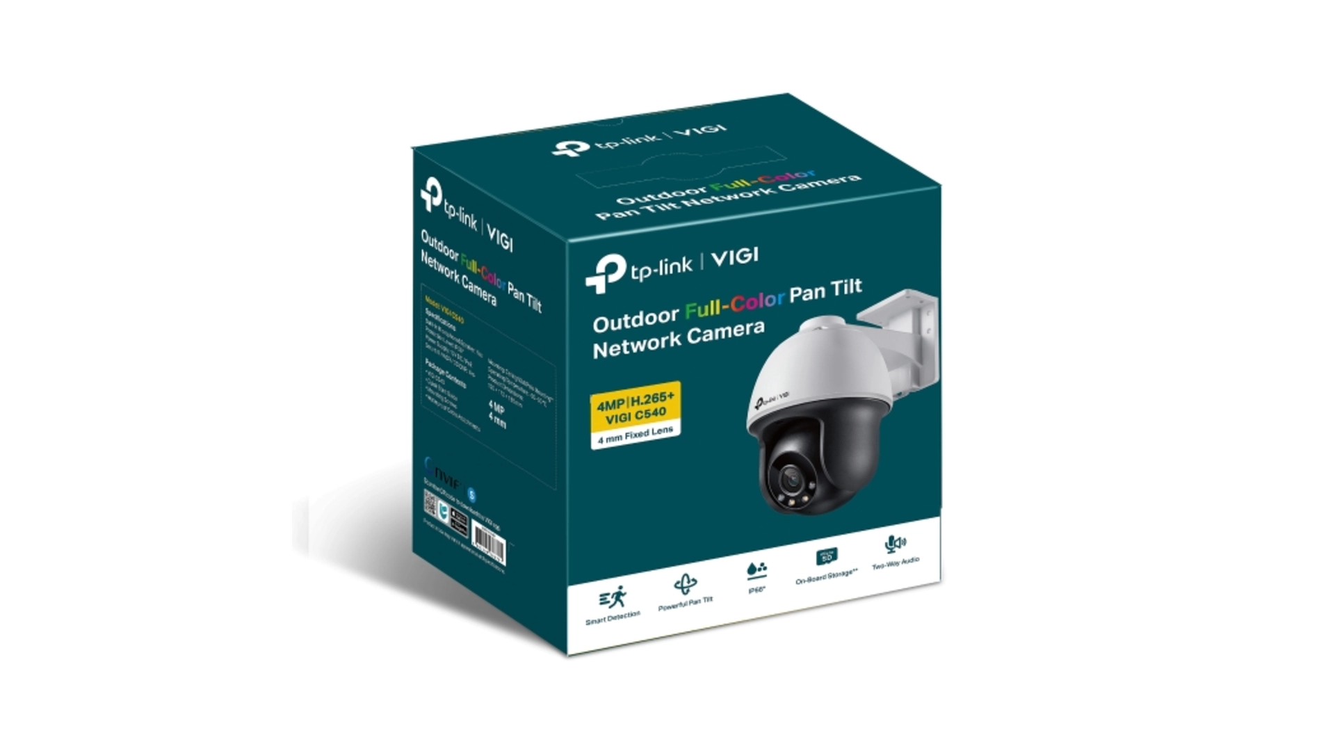 TP-Link C540-4MM - Caméra Pan/Tilt 4MP IR Full Color IP66 avec IA et Audio