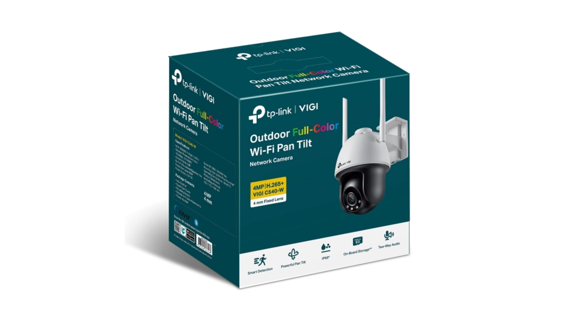 TP-Link C540-W-4MM - Caméra WiFi pan/tilt 4MP full color IP66