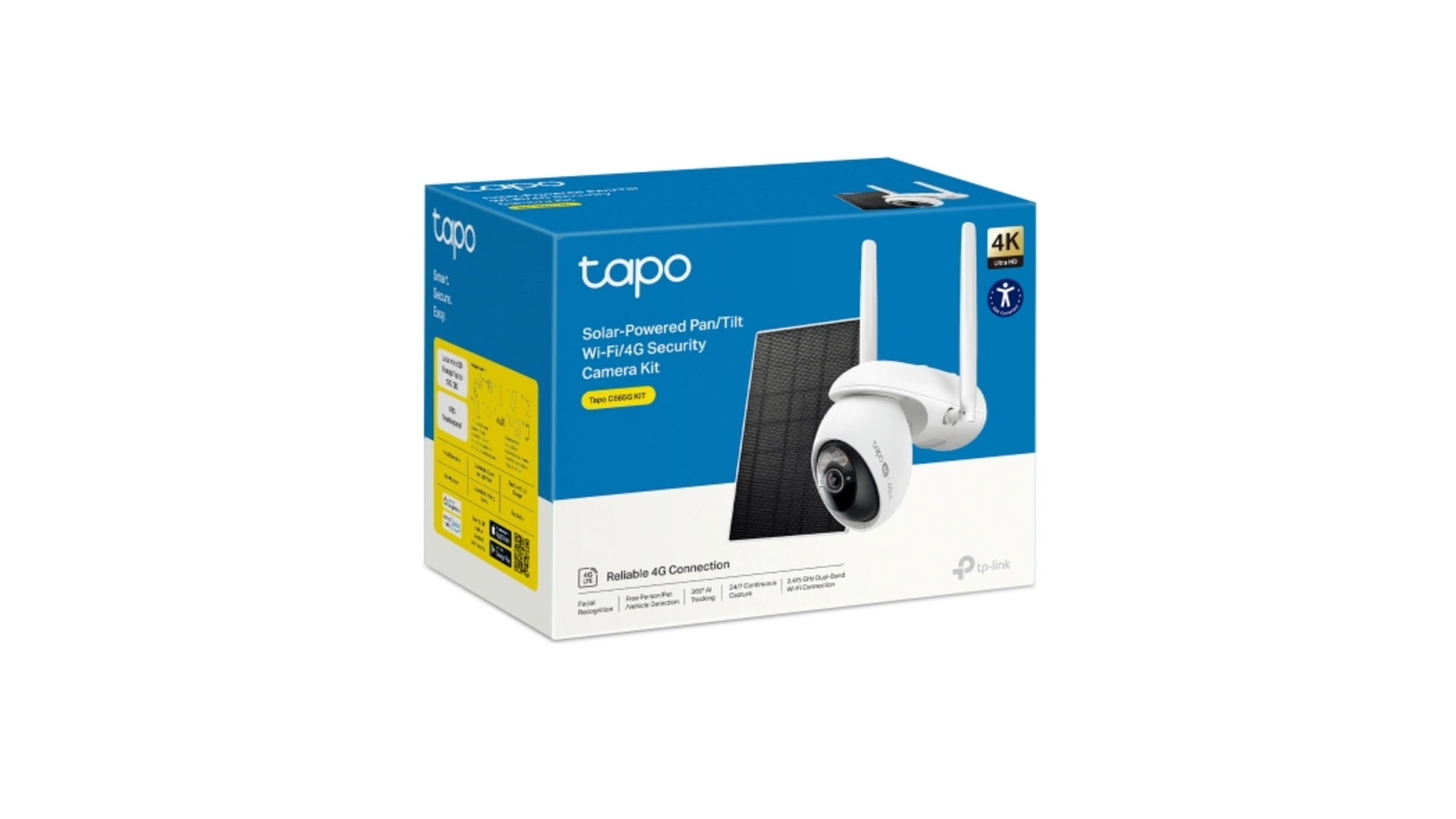 TP-Link C665G KIT - Caméra WiFi 4G solaire 4K extérieure