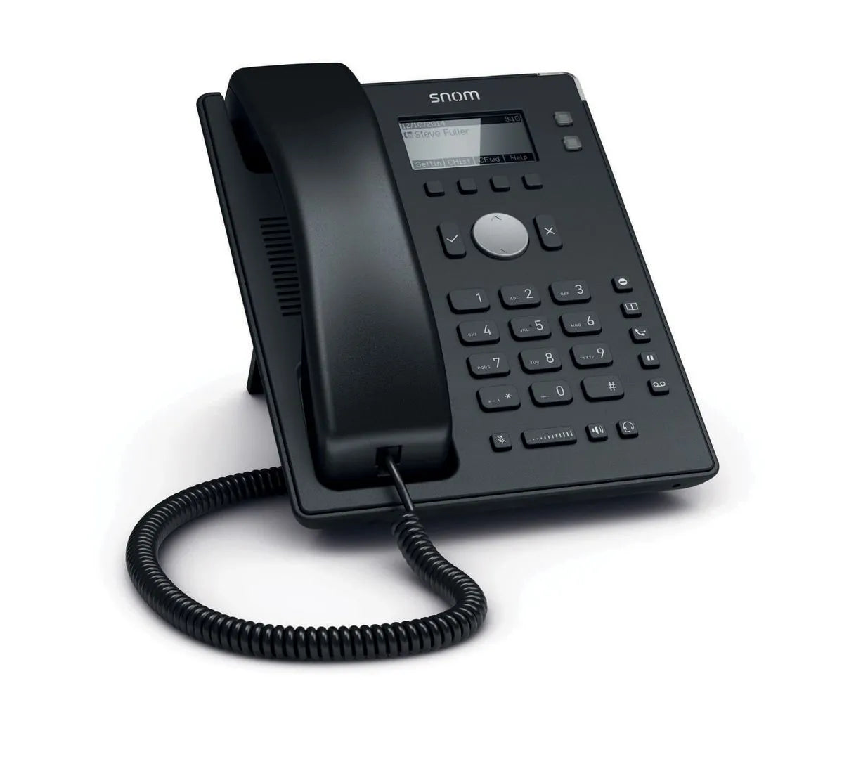 Snom D120 - Téléphone IP SIP 2 comptes PoE écran monochrome 4 touches