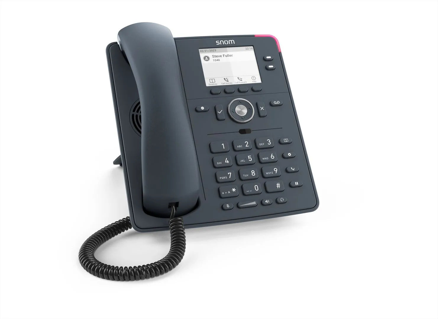 Snom D140 - Téléphone IP SIP 2 comptes PoE écran monochrome 4 touches