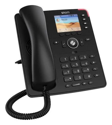 Snom D713 - Téléphone IP 6 comptes SIP, PoE, écran couleur et 4 touches programmables
