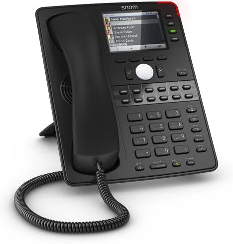 Snom D765 - Téléphone IP filaire SIP avec Bluetooth, écran couleur et PoE