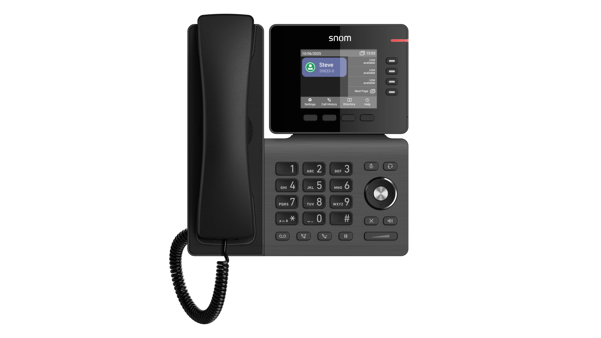 Snom D810W - Téléphone IP écran couleur 3" PoE WiFi 12 comptes SIP 64 touches