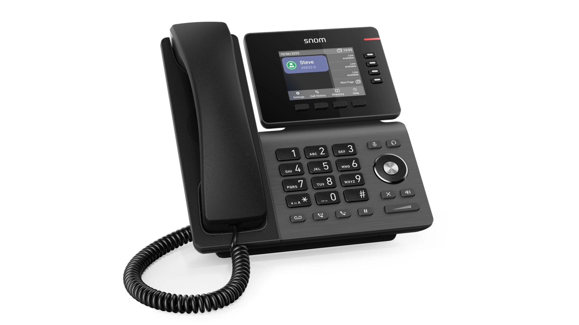 Snom D810W - Téléphone IP écran couleur 3" PoE WiFi 12 comptes SIP 64 touches
