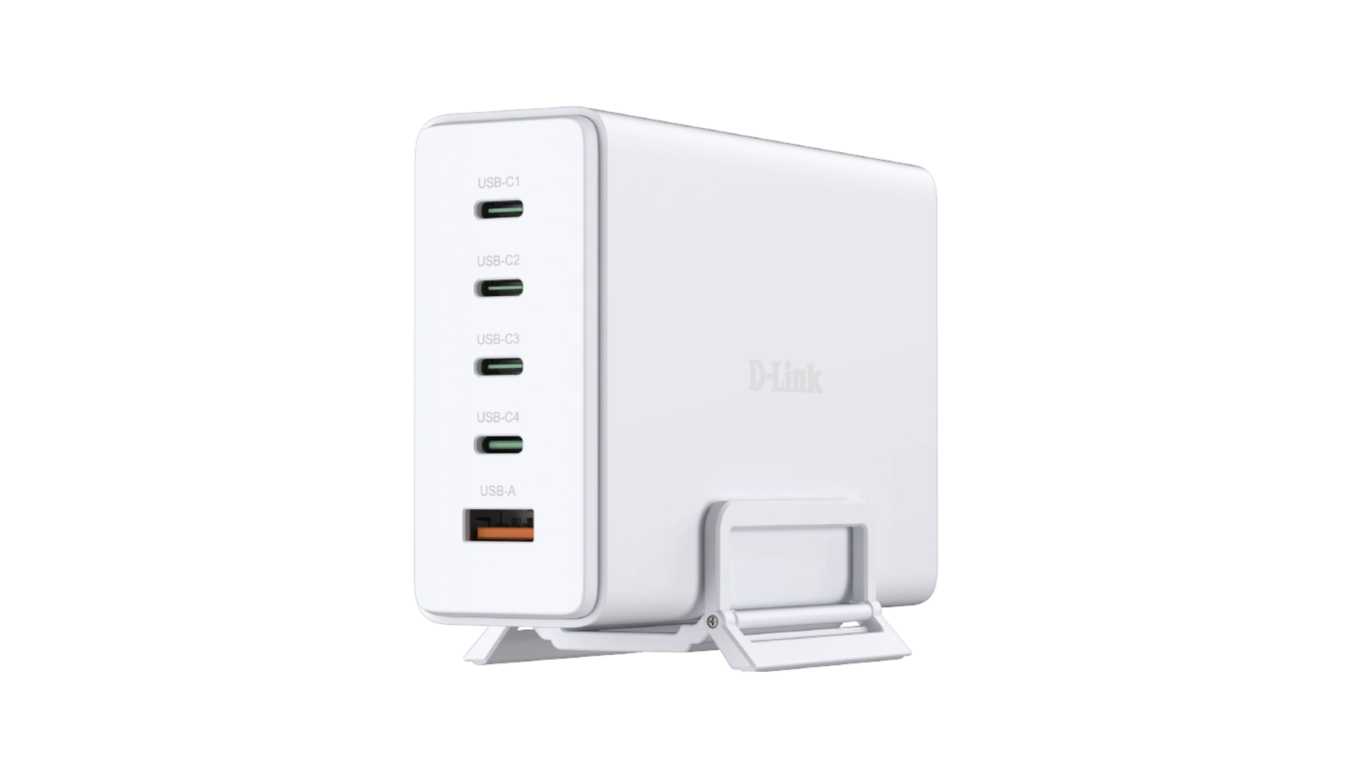 D-Link DCF-241/E - Chargeur GaN 240W, 4 ports USB-C et 1 port USB-A