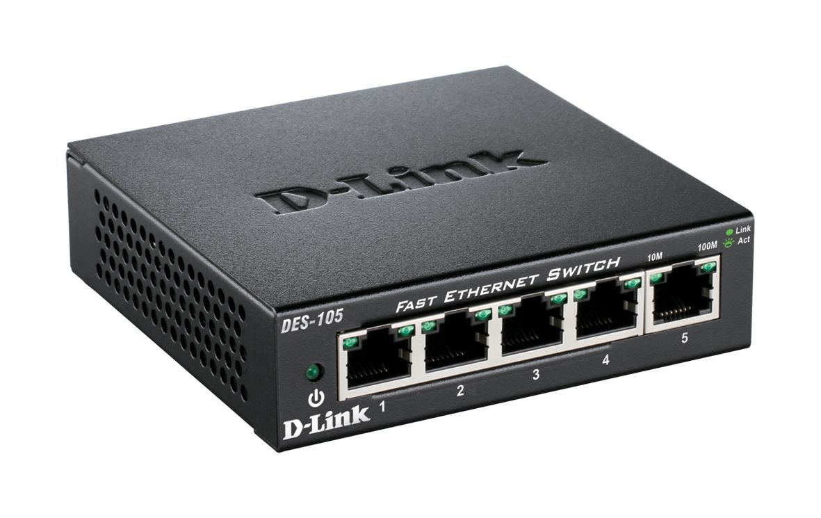 D-Link DES-105 - Switch réseau 5 ports 10/100 Mbps