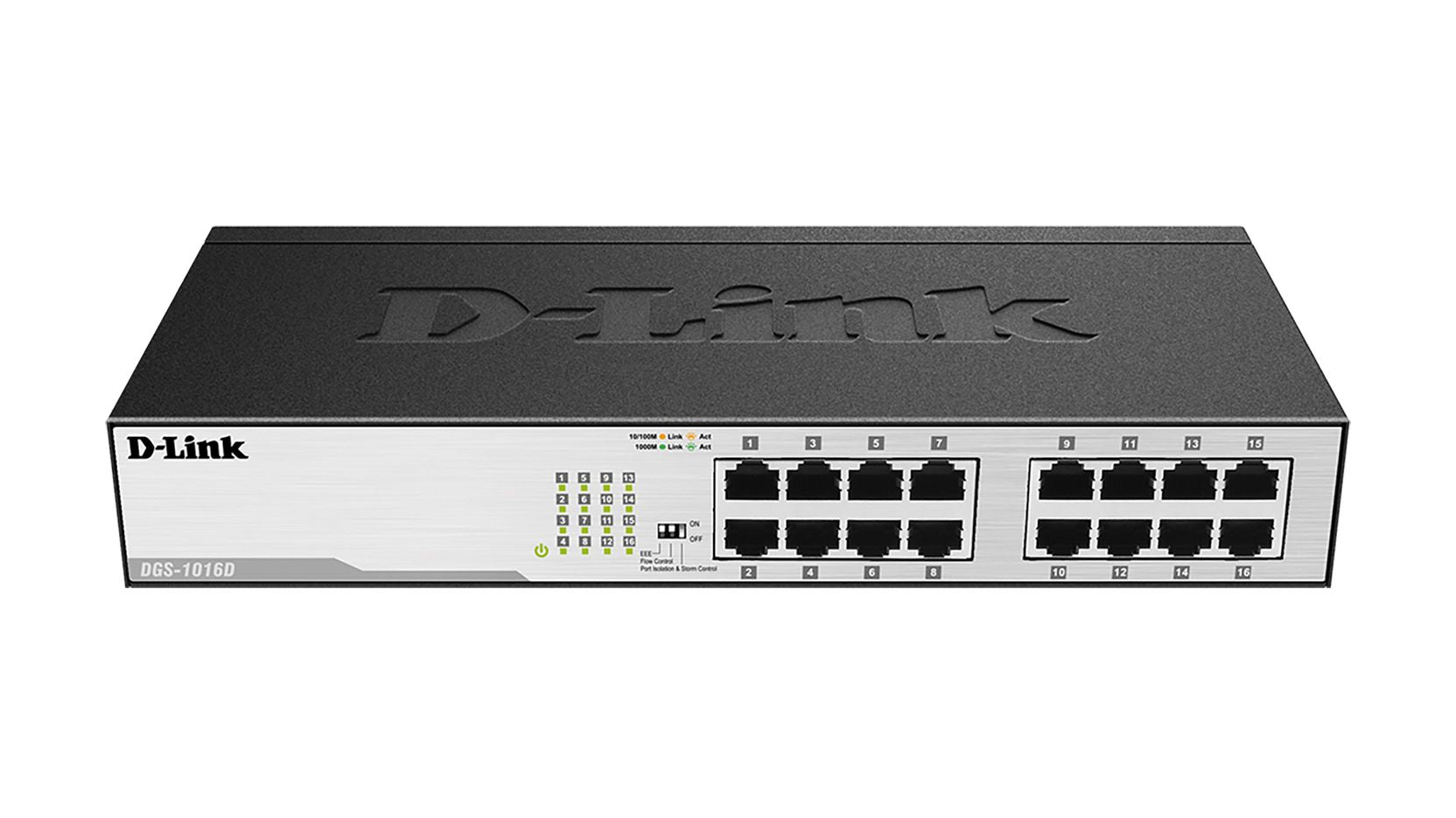 D-Link DGS-1016D/E - Switch 16 ports Gigabit 10/100/1000 Mbps