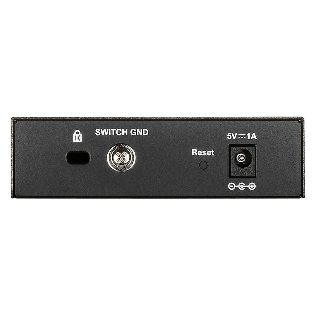 D-Link DGS-1100-05V2/E - Switch 5 ports Gigabit smart L2 manageable QoS VLAN