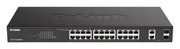 D-Link DGS-1100-26MPV2/E - Switch manageable L2 26 ports Gigabit PoE/PoE+ 370W