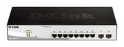 D-Link DGS-1210-10/E - Switch manageable 8 ports Gigabit + 2 SFP L2