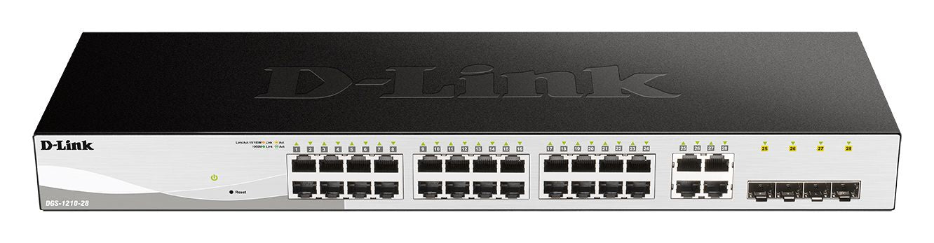 D-Link DGS-1210-28/E - Switch 24 ports Gigabit + 4 SFP manageable L2