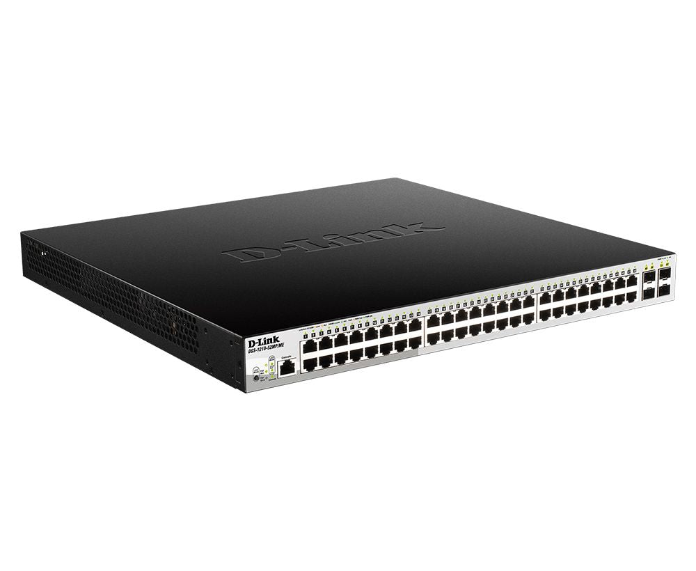D-Link DGS-1210-52MP/ME/E - Switch L2+ 48 ports Gigabit PoE/PoE+ et 4 SFP