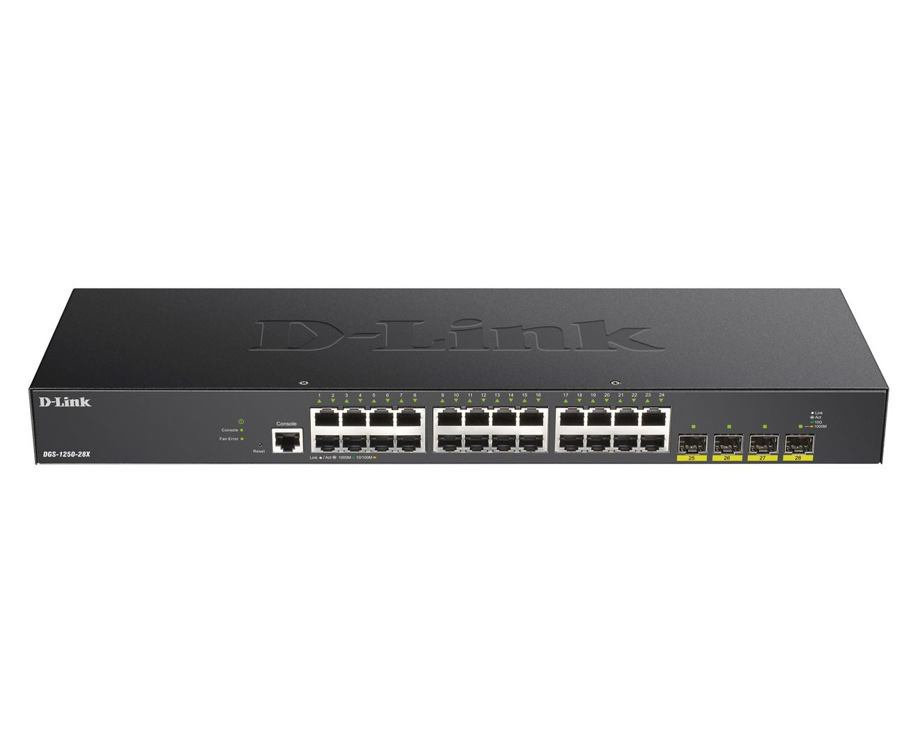 D-Link DGS-1250-28X/E - Switch manageable L2 24 ports Gigabit + 4 SFP+ 10G