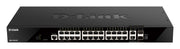 D-Link DGS-1520-28/E - Switch L3 manageable 24 ports Gigabit + 2x10Gbe + SFP+ stackable