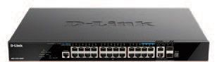 D-Link DGS-1520-28MP/E - Switch L3 manageable 20 ports Gigabit PoE/PoE+ avec 4 ports 2.5G et 2 ports 10GbE SFP+