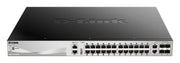 D-Link DGS-3130-30PS/E - Switch manageable L3 24 ports PoE/PoE+ 370W + 2x10GBASE-T et 4xSFP+