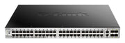D-Link DGS-3130-54PS/E - Switch L3 manageable 48 ports PoE/PoE+ 370W + 4 SFP+