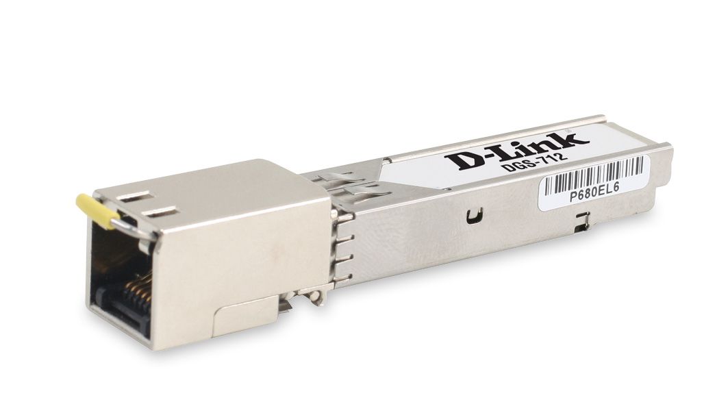 D-Link DGS-712 - Transceiver SFP cuivre mini-GBIC hot-plug RJ-45