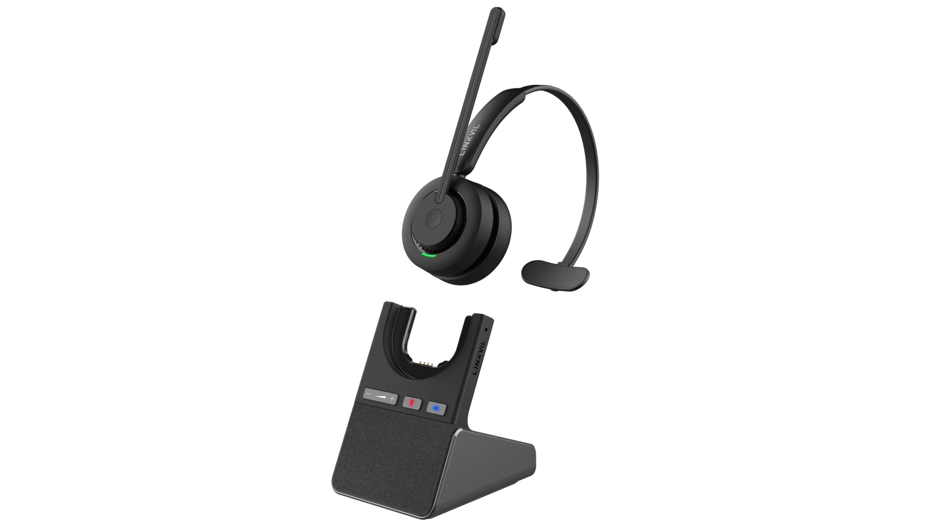 Fanvil DH301DPRO — Micro Casque Monaural Bluetooth sans Fil DECT