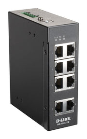 D-Link DIS-100E-8W - Switch industriel 8 ports 10/100 rail-din