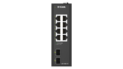 D-Link DIS-100G-10 - Switch industriel 8 ports Gigabit 2 SFP rail-DIN