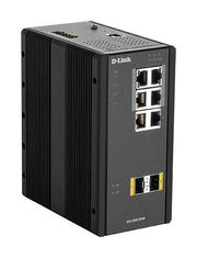 D-Link DIS-300G-8PSW - Switch PoE industriel L2 8 ports Gigabit 120W avec 4 PoE + 2 SFP