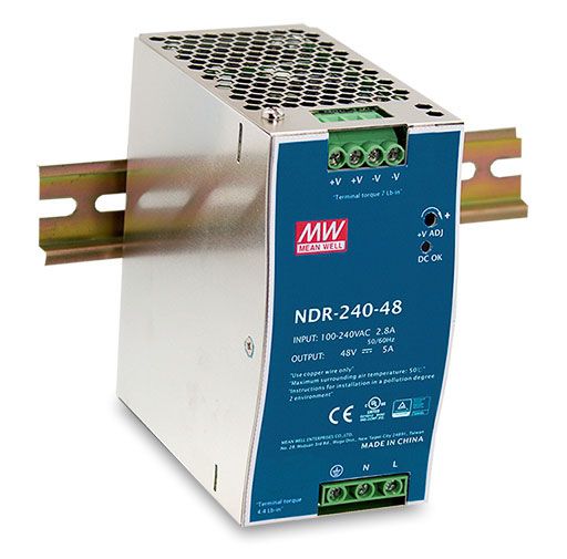 D-Link DIS-N240-48 - Alimentation 240W pour switch industriel format Rail-DIN