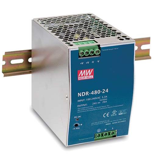 D-Link DIS-N480-48 - Alimentation 480W pour switch industriel Format Rail-DIN