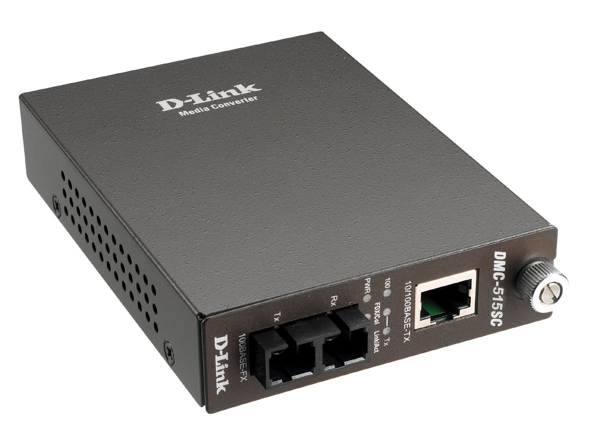 D-Link DMC-515SC - Transceiver 10/100 Mbps vers 100 Mbps monomode SC