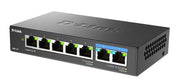 D-Link DMS-107/E - Switch 7 ports multigigabit, 5 x Gigabit et 2 x 2,5 Gbps