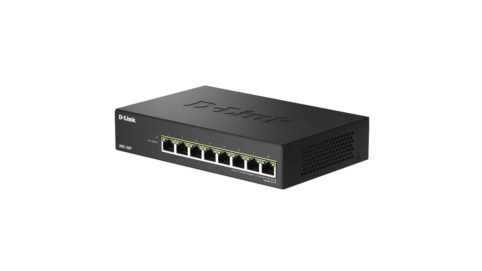 D-Link DMS-108P/E - Switch 8 ports multigigabit 2,5 Gbps PoE++ 230W