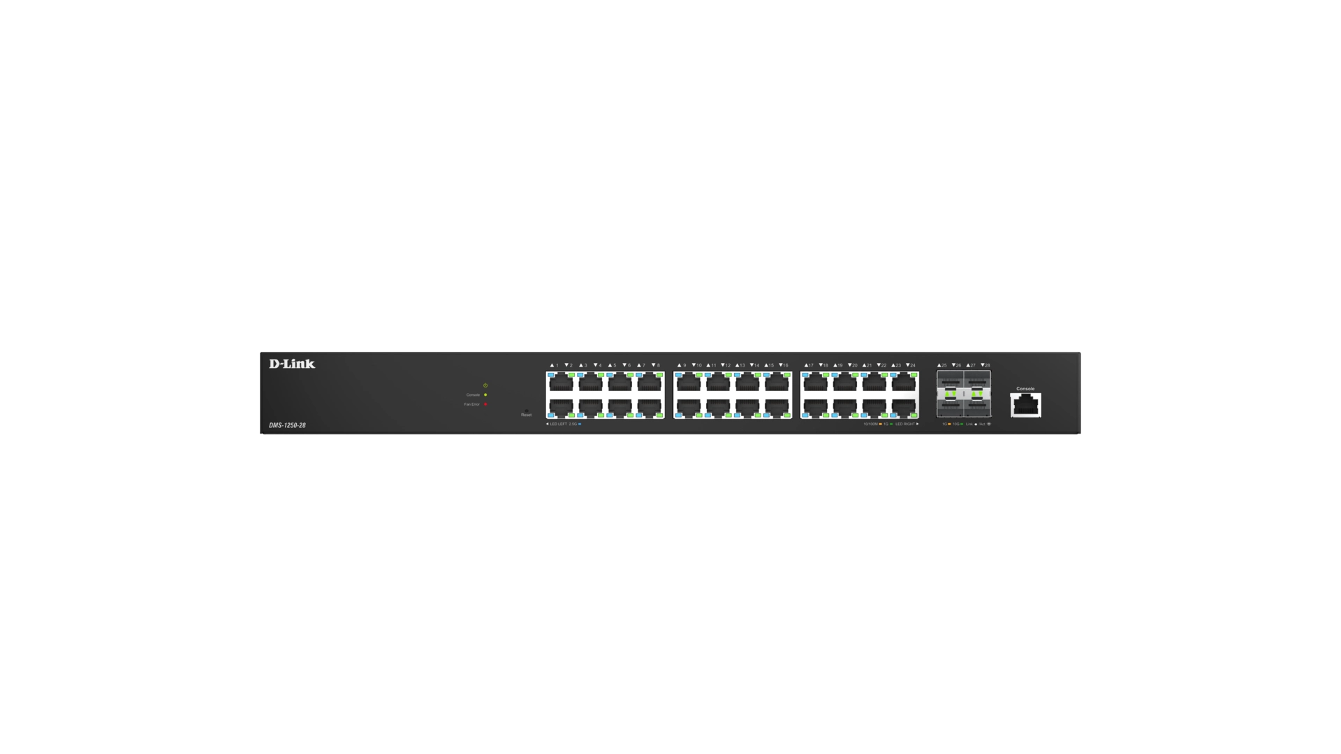 D-Link DMS-1250-28/E - Switch manageable L2+ 24 ports 2,5 GbE + 4 ports 10 GbE SFP+