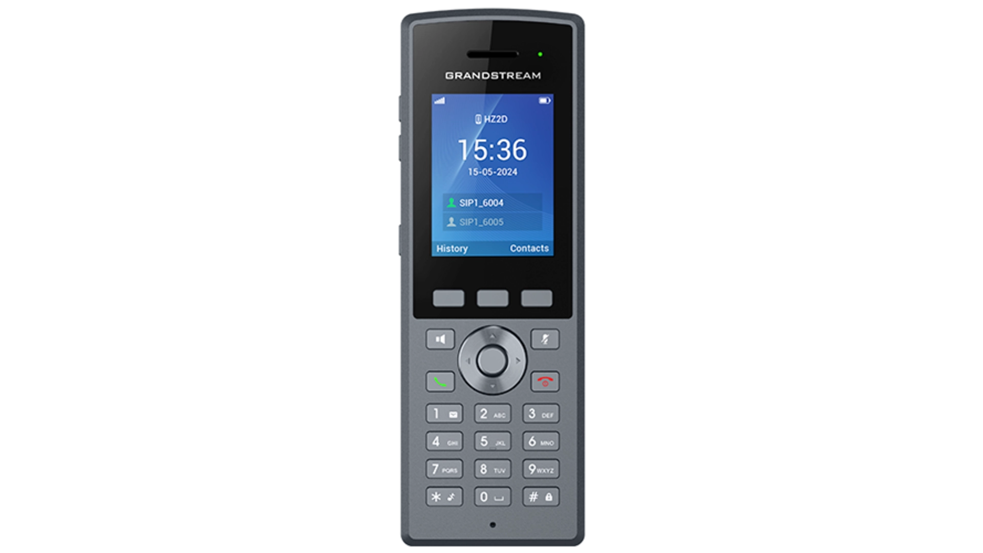 Grandstream DP735 Poste IP DECT Robuste IP67 20 SIP Ecran Couleur Combine seul, Écran Couleur