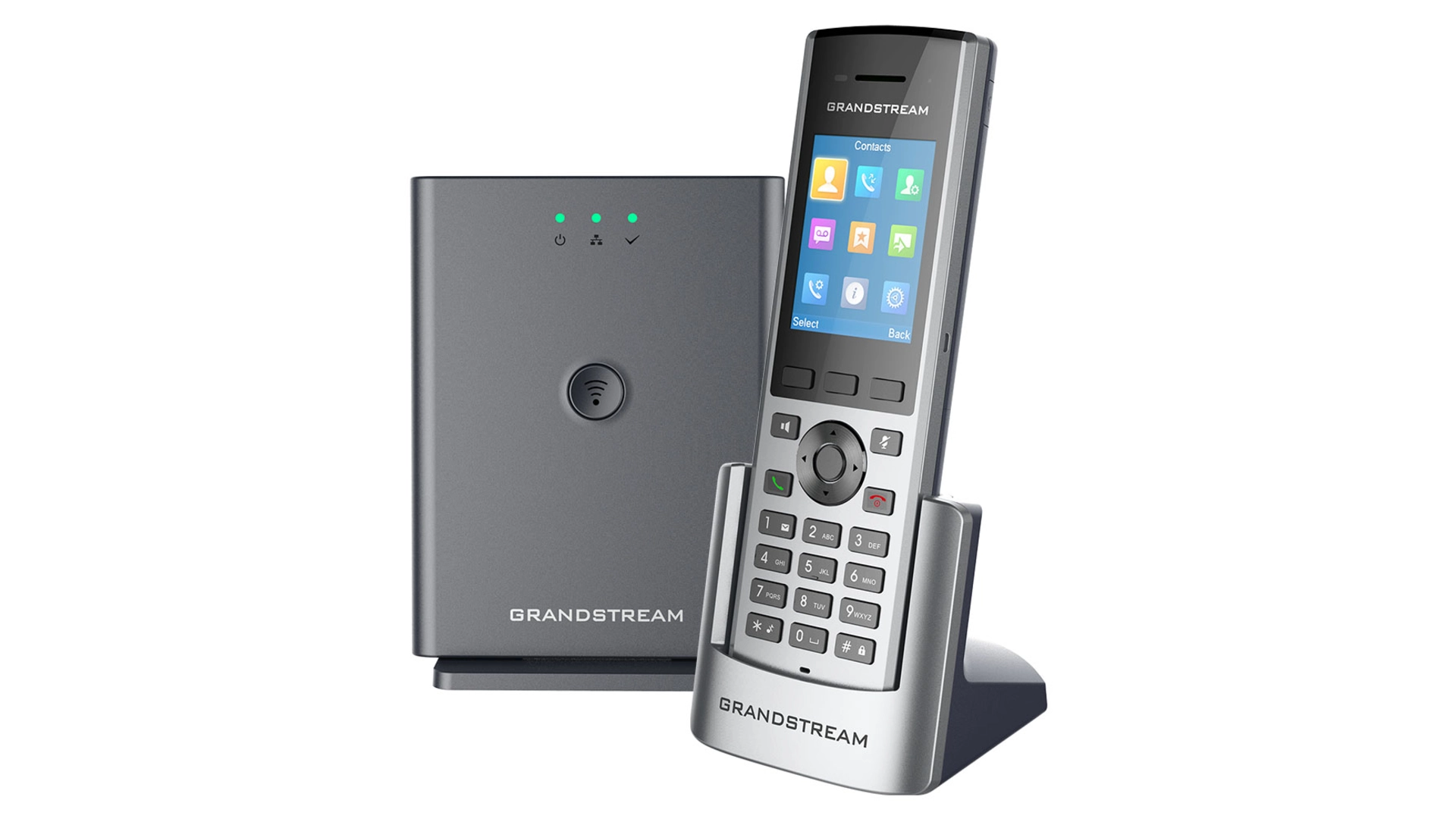Grandstream DP755 Borne IP DECT Longue Portee 400 M 10 Combines POE