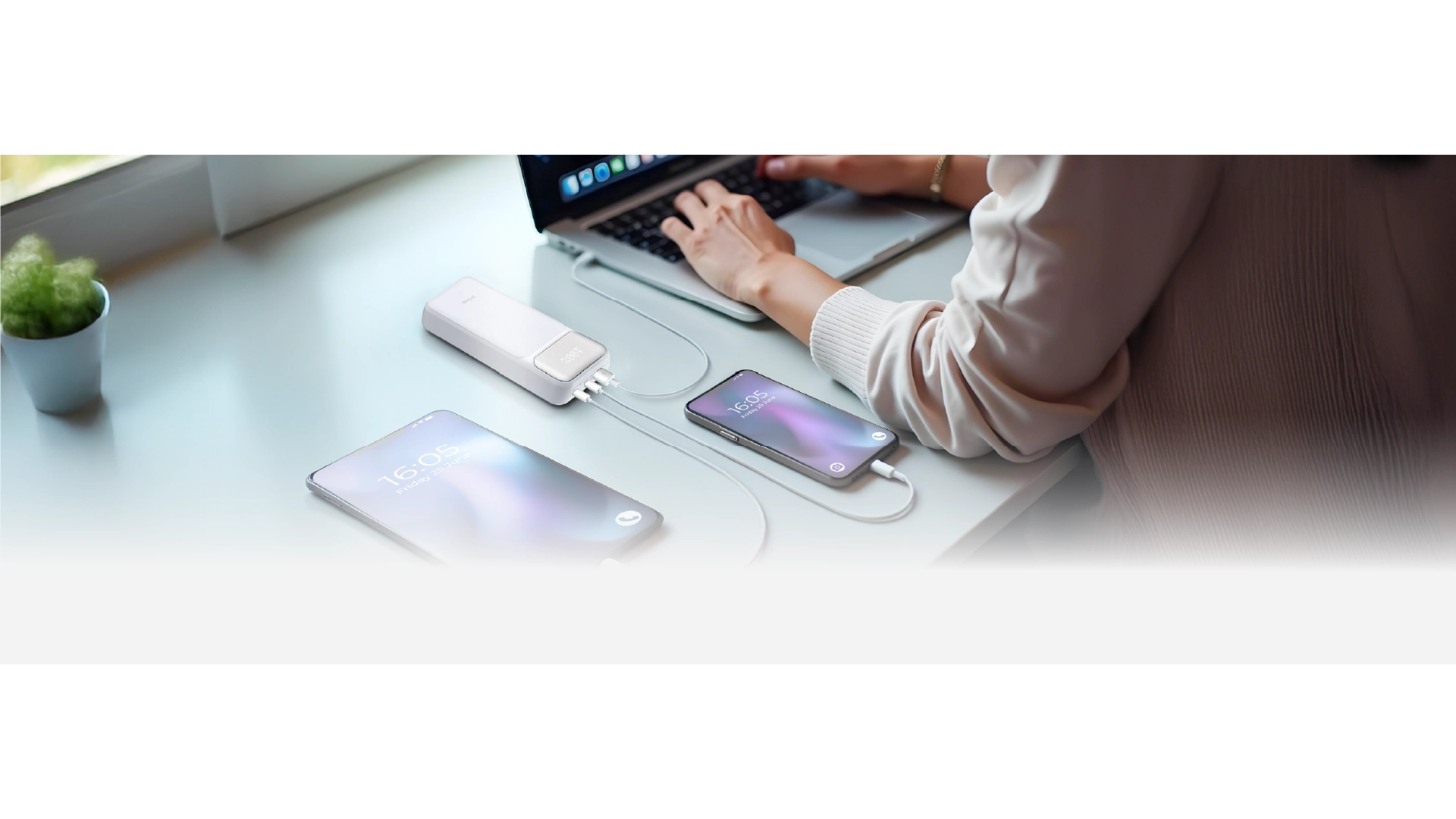 D-Link DPP-201 - Batterie externe 20 000 mAh 2 USB-C 65W et USB-A 22.5W