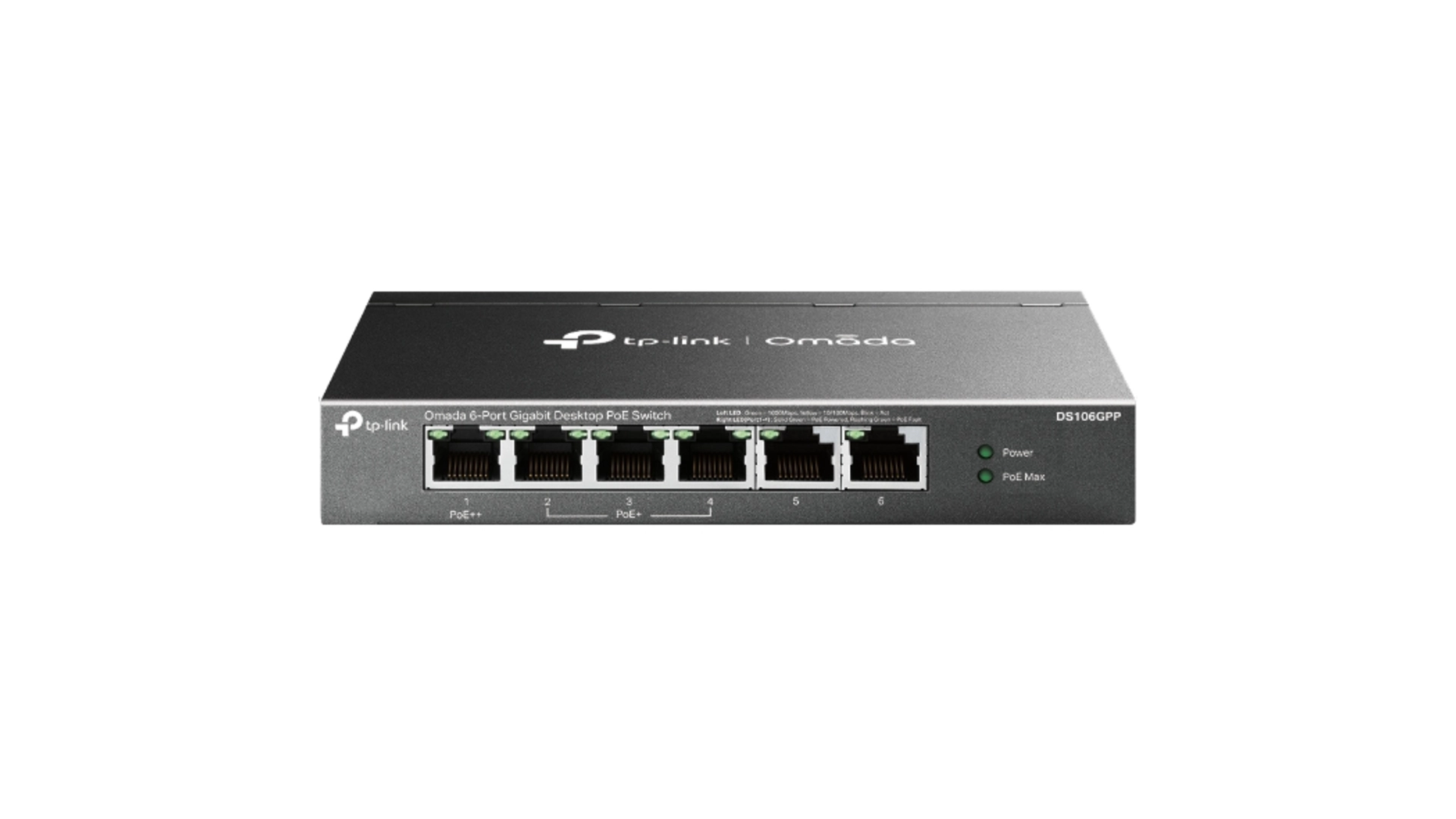 TP-Link DS106GPP - Switch 6 ports Gigabit PoE+ Omada