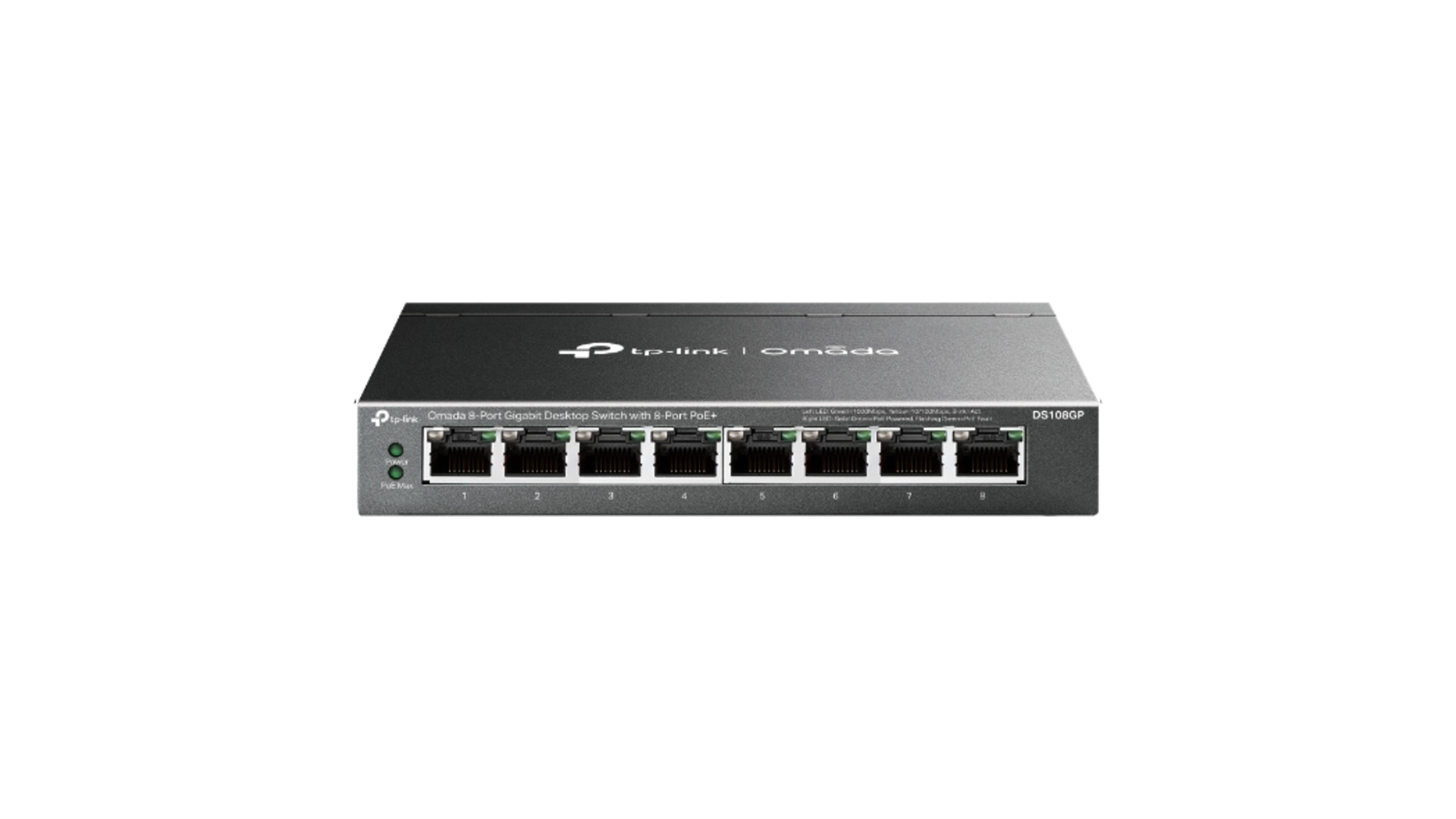 TP-Link DS108GP - Switch 8 ports Gigabit PoE+ Omada