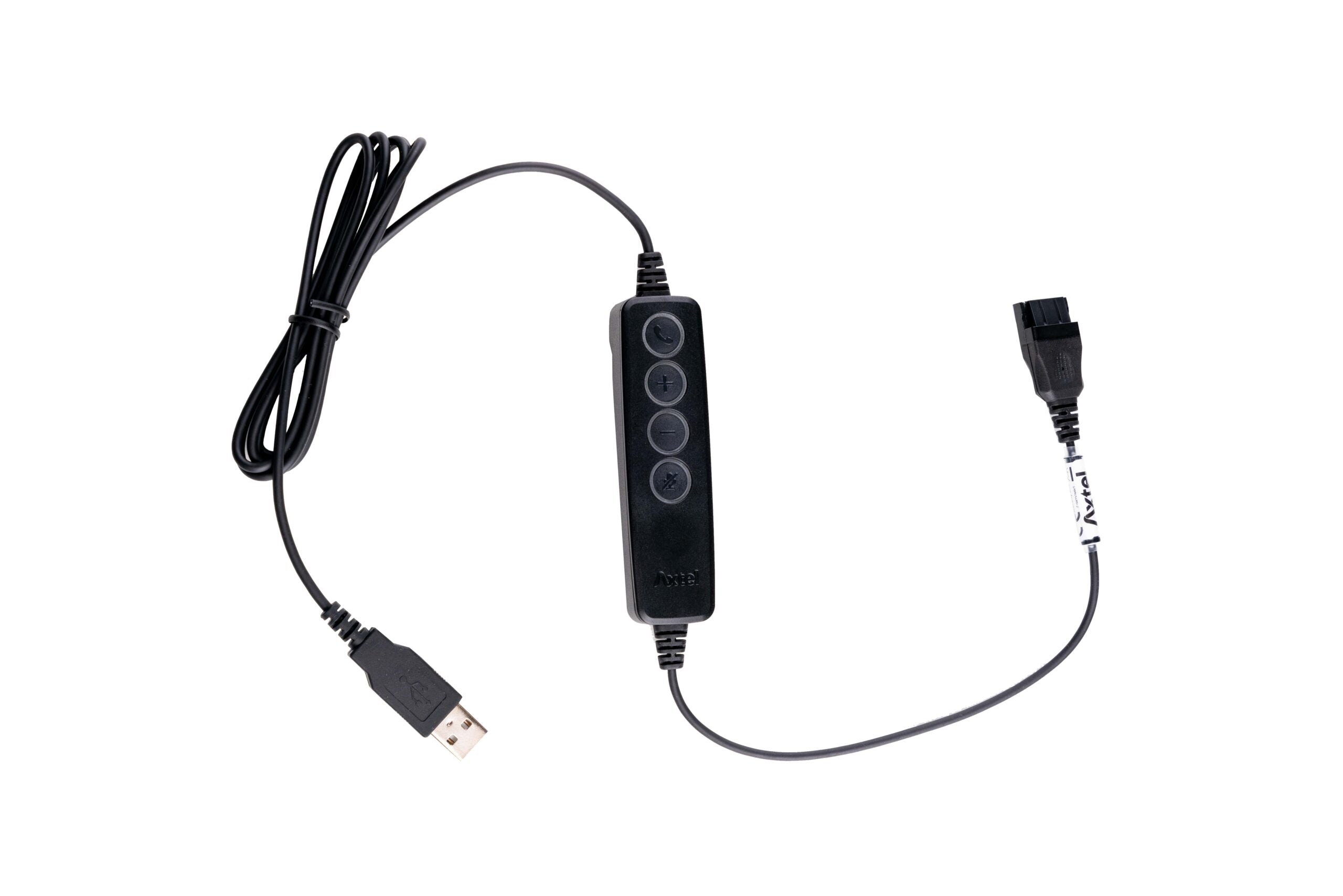 Axtel - Cordon USB-A A80 QD/USB-A avec contrôles - AXC-USB-A80