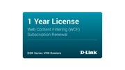 D-Link DSR-250-WCF-12-LIC - Licence filtrage contenu web 1 an pour routeur DSR-250